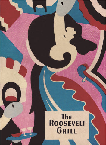 The Roosevelt Grill, New York 1948 Menu Art