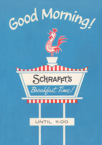 Schrafft's, New York 1960s | Vintage Menu Art - cover