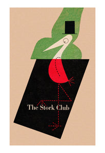 The Stork Club, New York, 1946 Paul Rand Book Cover | Vintage Menu Art - cover menu