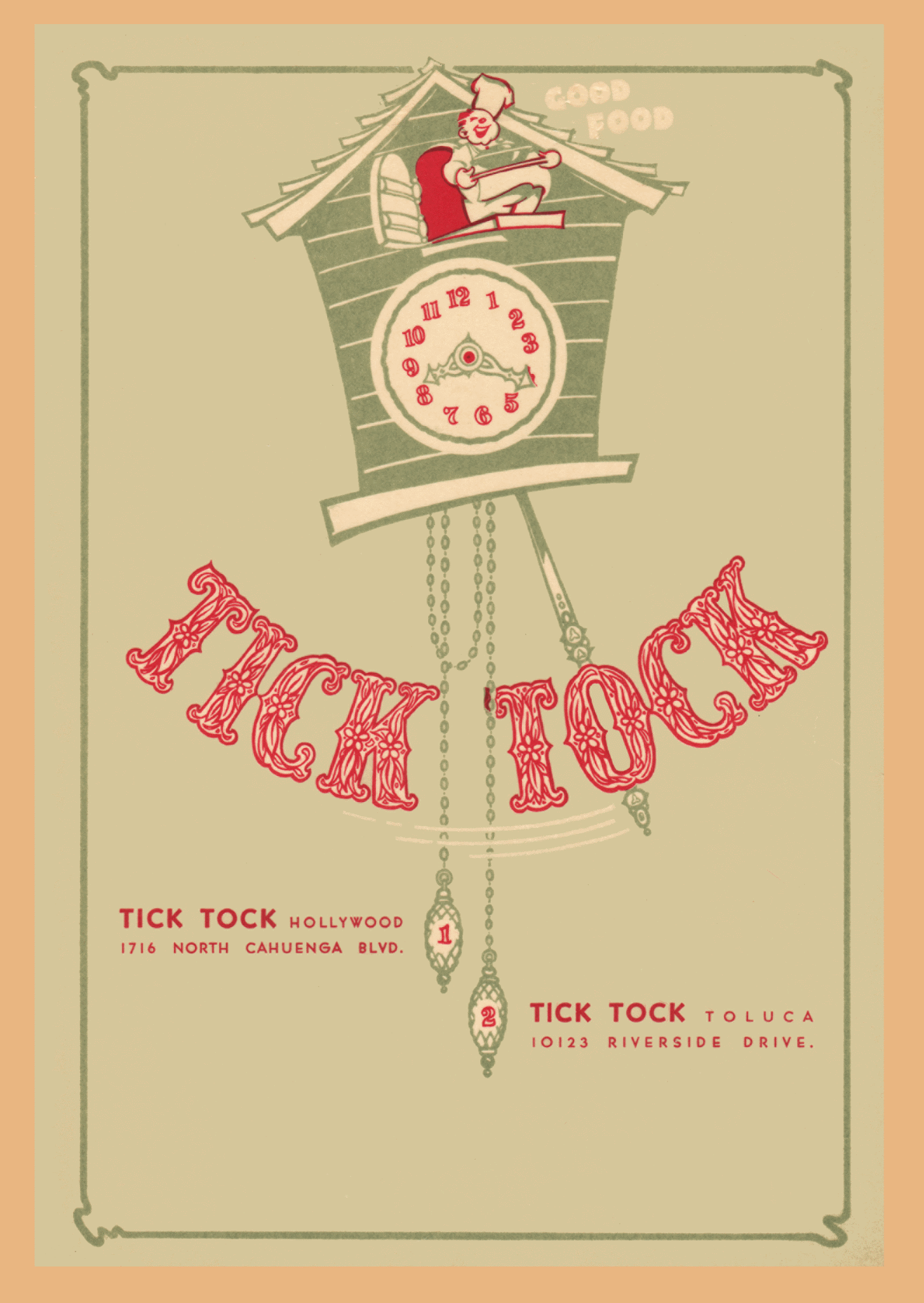 Tick Tock, Los Angeles 1955