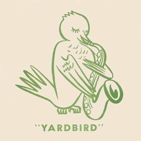 "Yardbird" from the Original Birdland, New York 1950s Menu Art