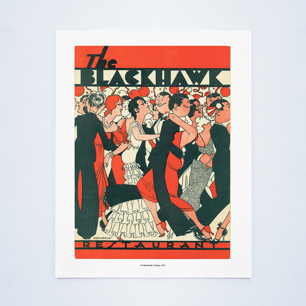 The Blackhawk, Chicago, 1933 Vintage Menu