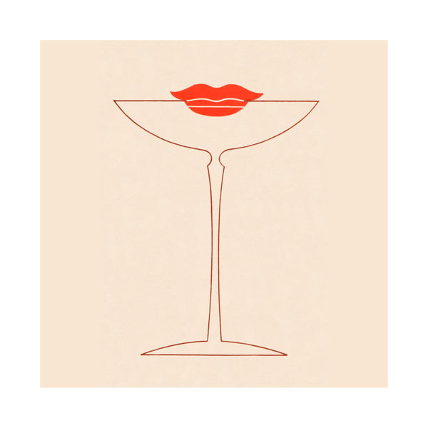 Cocktail Kiss 8x8" & 12x12" prints available