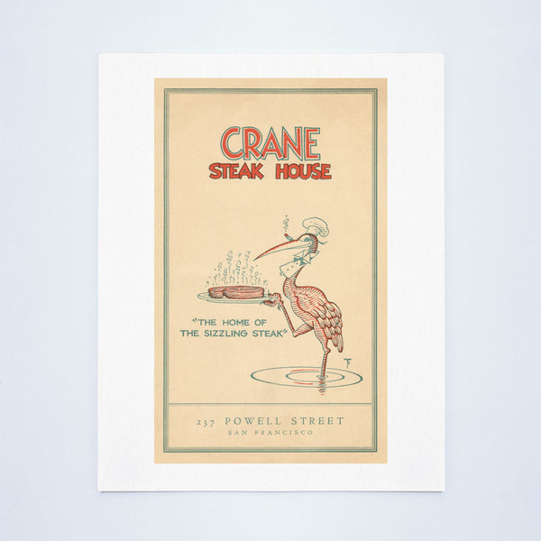 Crane's Steak House, San Francisco 1936