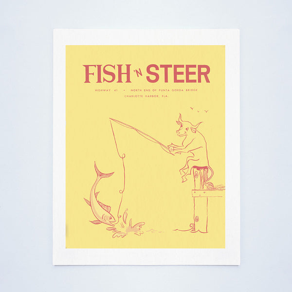 Fish 'N Steer, Charlotte Harbor, Florida 1960s