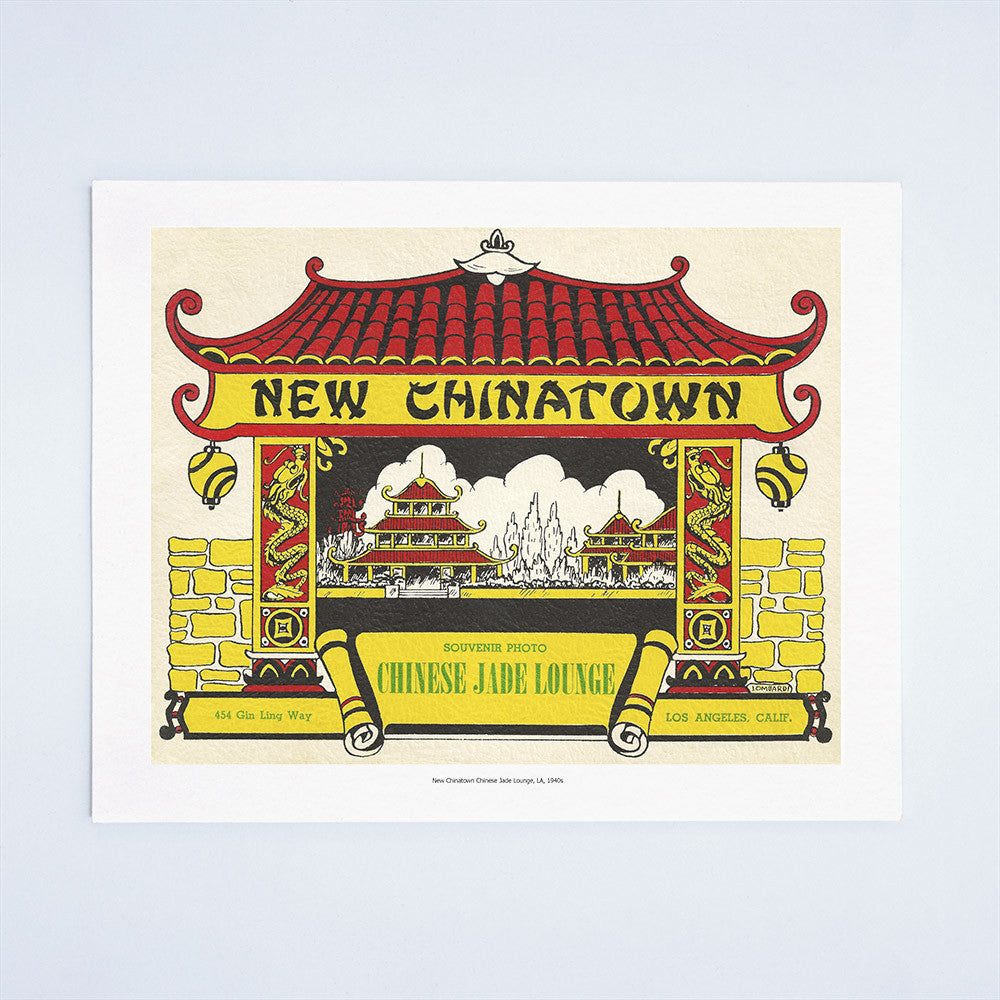 New Chinatown, Chinese Jade Lounge, Los Angeles 1945