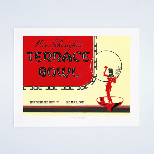 New Shanghai Terrace Bowl, Oakland 1940s