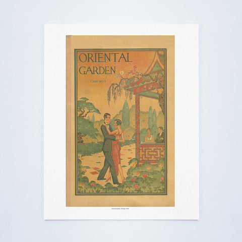 Oriental Garden, Chicago 1930s Vintage Menu 