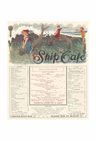 Ship's Café Venice California 1913 Henry B Voigt Collection