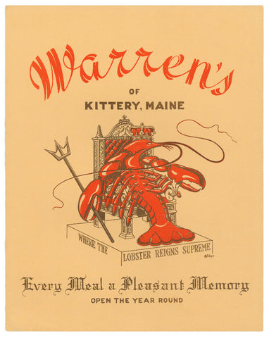 WARREN'S OF KITTERY MAINE 1950S